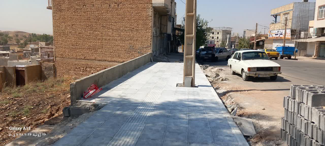 عملیات اجرایی بهسازی محدوده خیابان پیروزی 